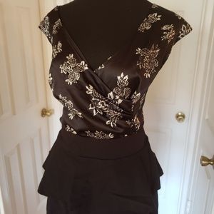 Torrid Peplum V-Neck Floral Dress 18